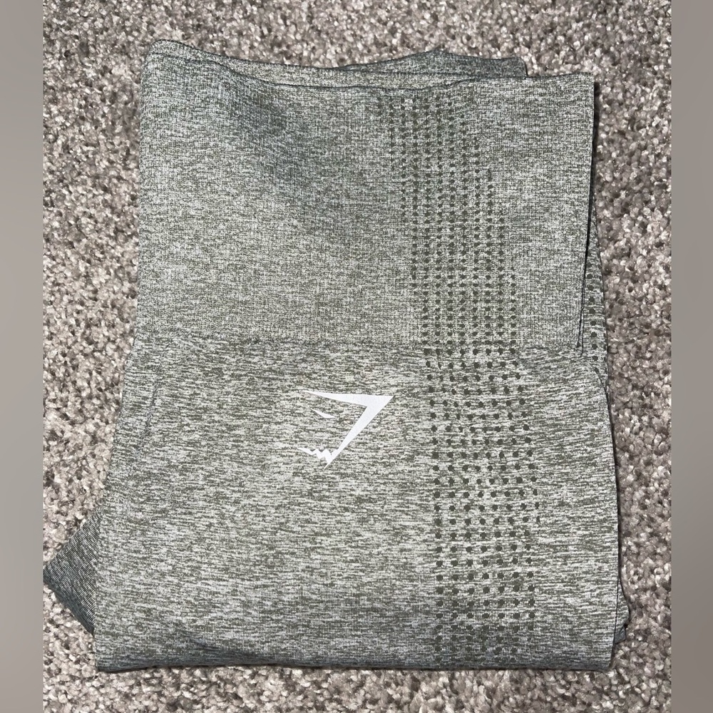 Gymshark Heather Green Vital Seamless Leggings